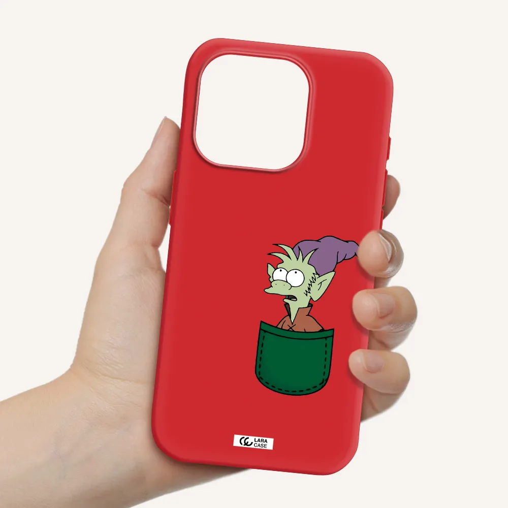 Elfo Apple Iphone 15 Pro Silicone Imperial Red Case