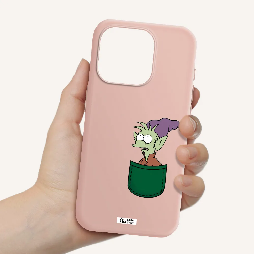 Elfo Apple Iphone 15 Pro Silicone Pastel Pink Case