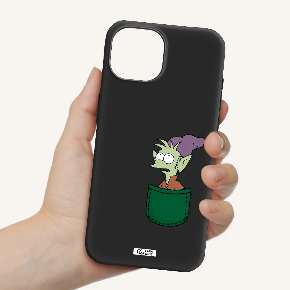 Elfo Apple iPhone 15 Silicone black Case