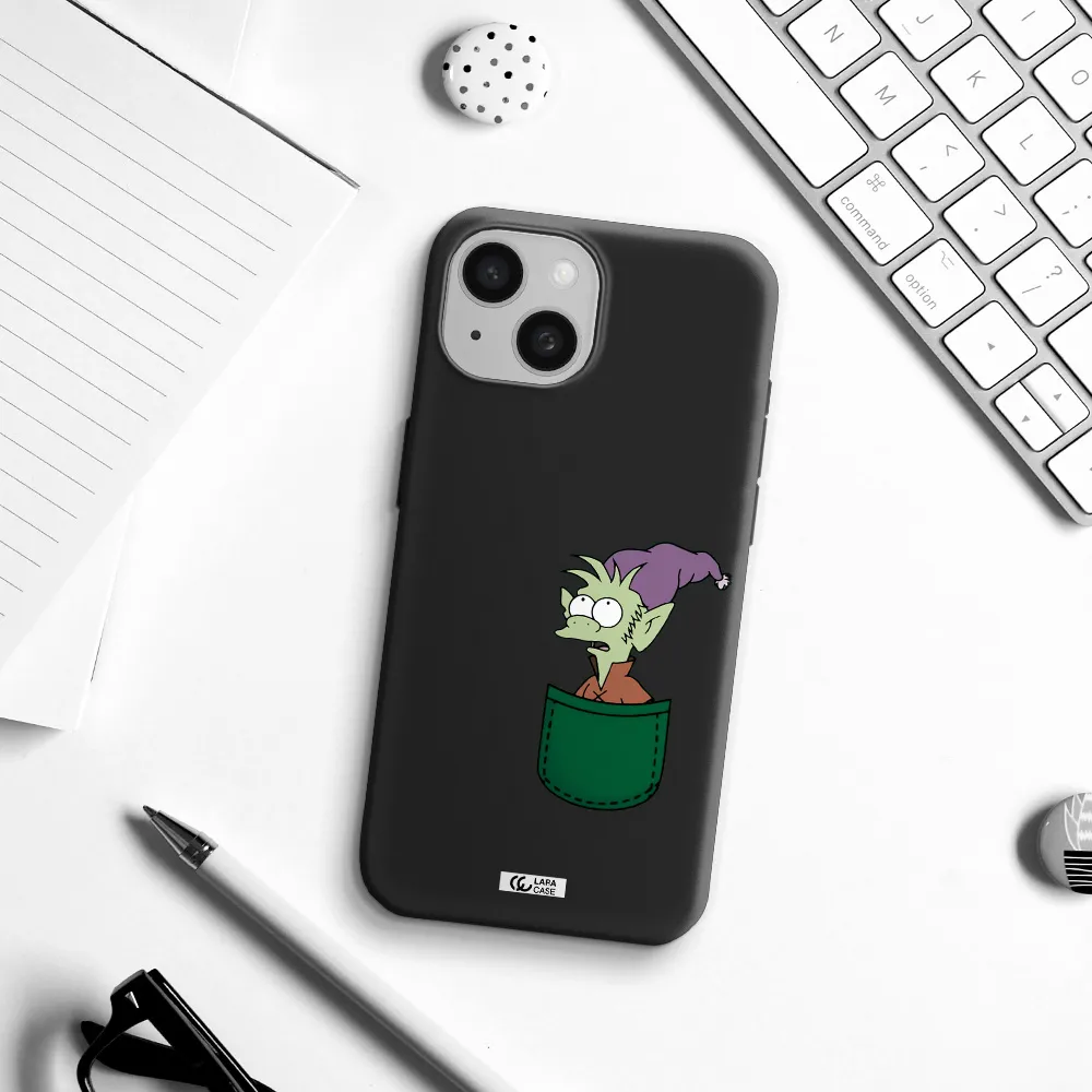 Elfo Apple iPhone 15 Silicone black Case