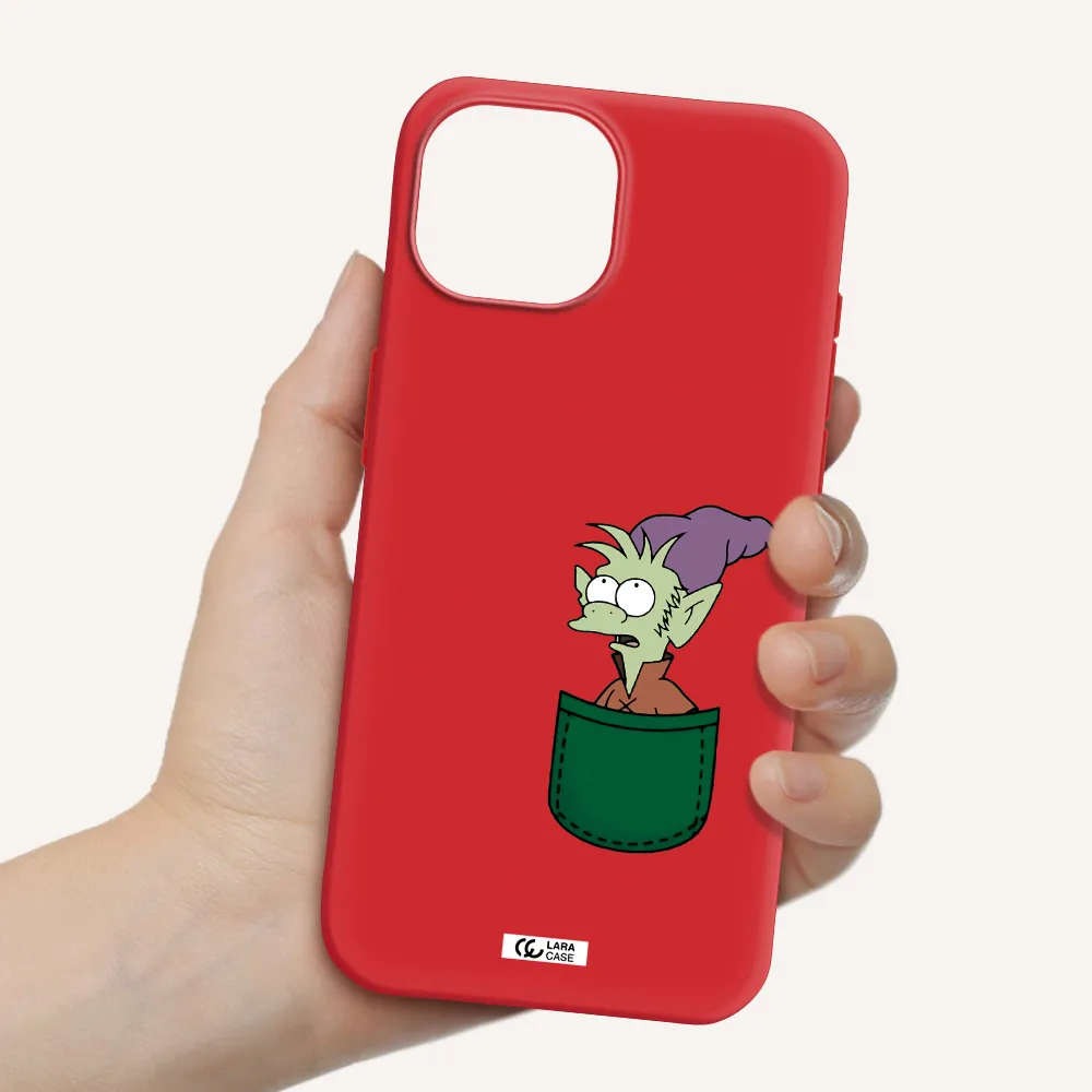 Elfo Apple Iphone 15 Silicone Imperial Red Case