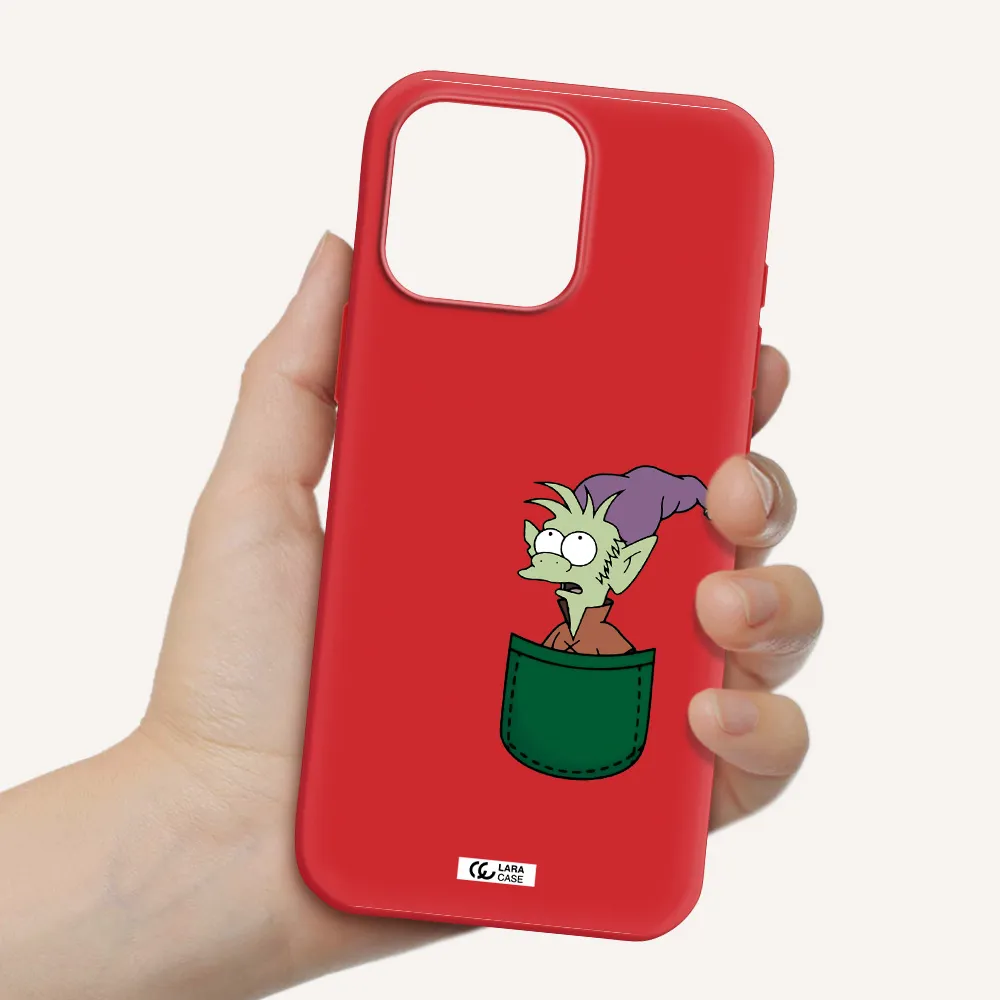 Elfo Apple Iphone 16 Pro Max Silicone Imperial Red Case