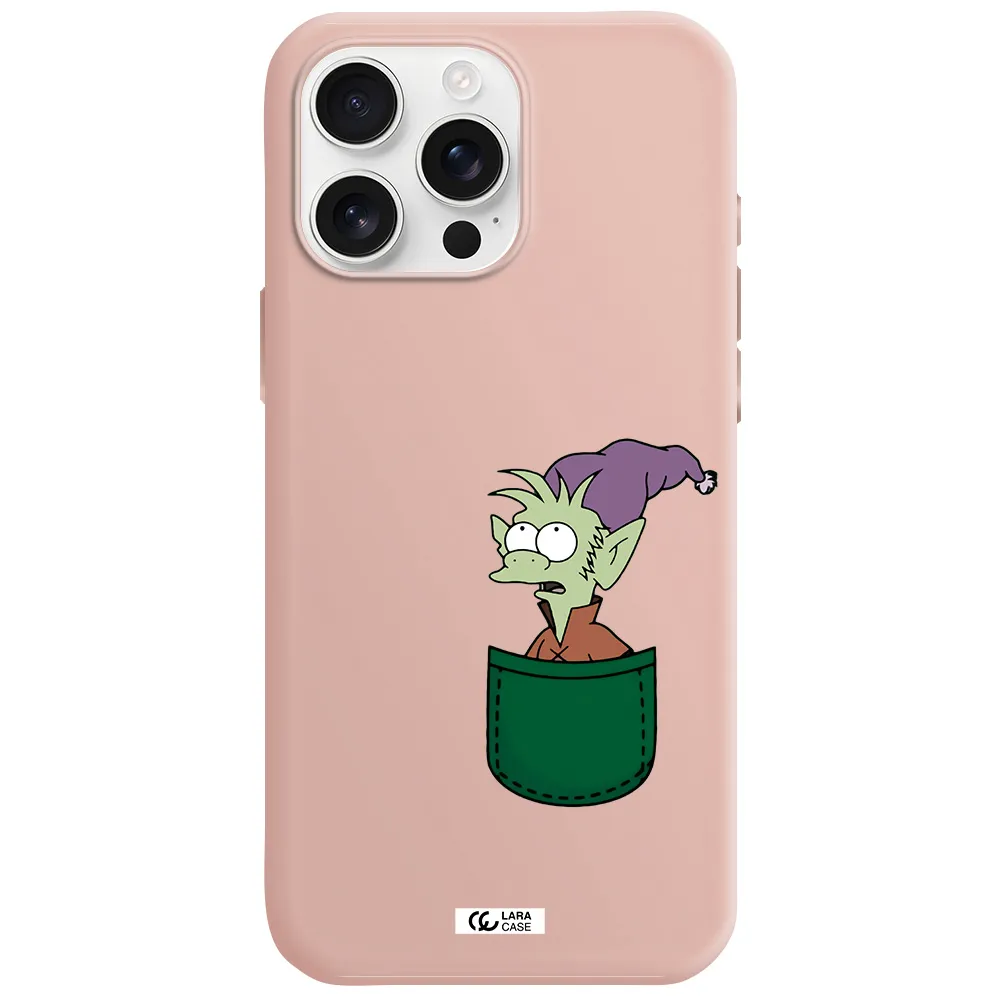 Elfo Apple Iphone 16 Pro Max Silicone Pastel Pink Case