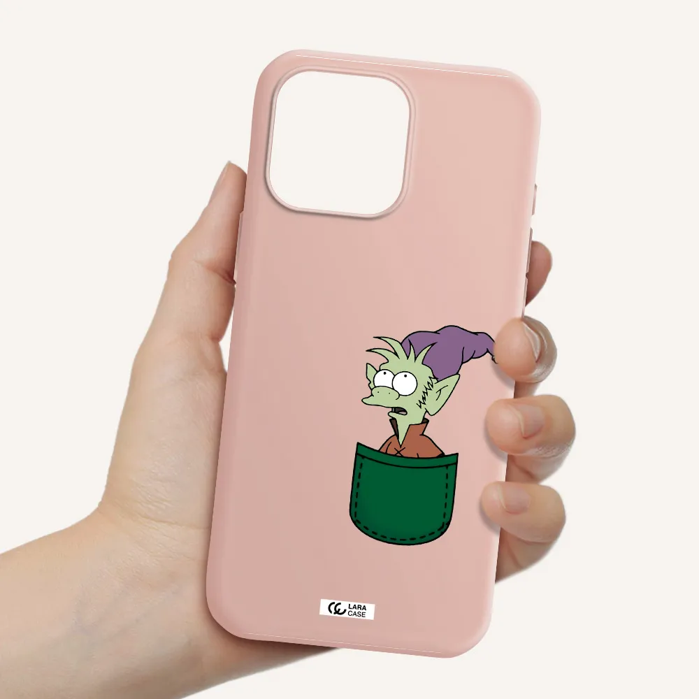 Elfo Apple Iphone 16 Pro Max Silicone Pastel Pink Case