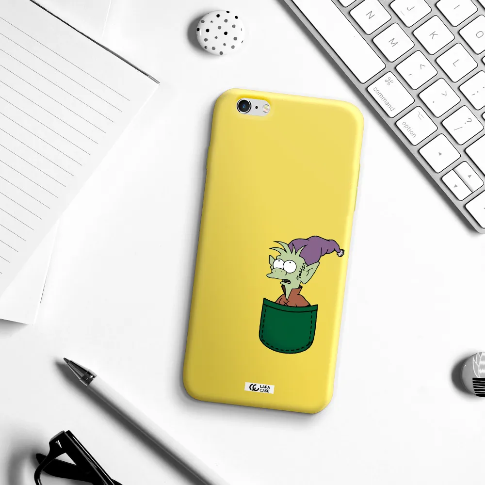 Elfo Apple iPhone 6 plus Silicone canary yellow Case