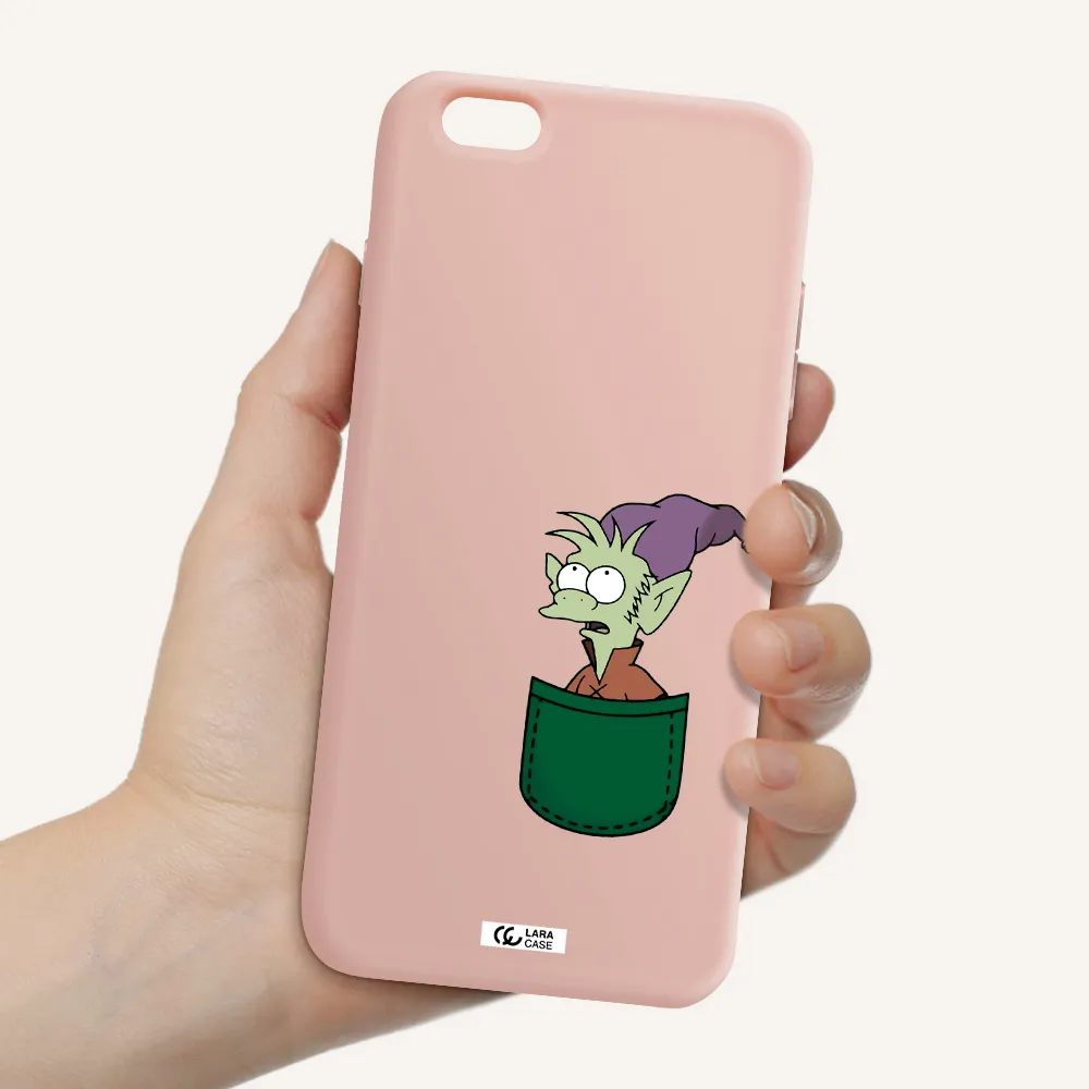 Elfo Apple iPhone 6 plus Silicone pastel pink Case