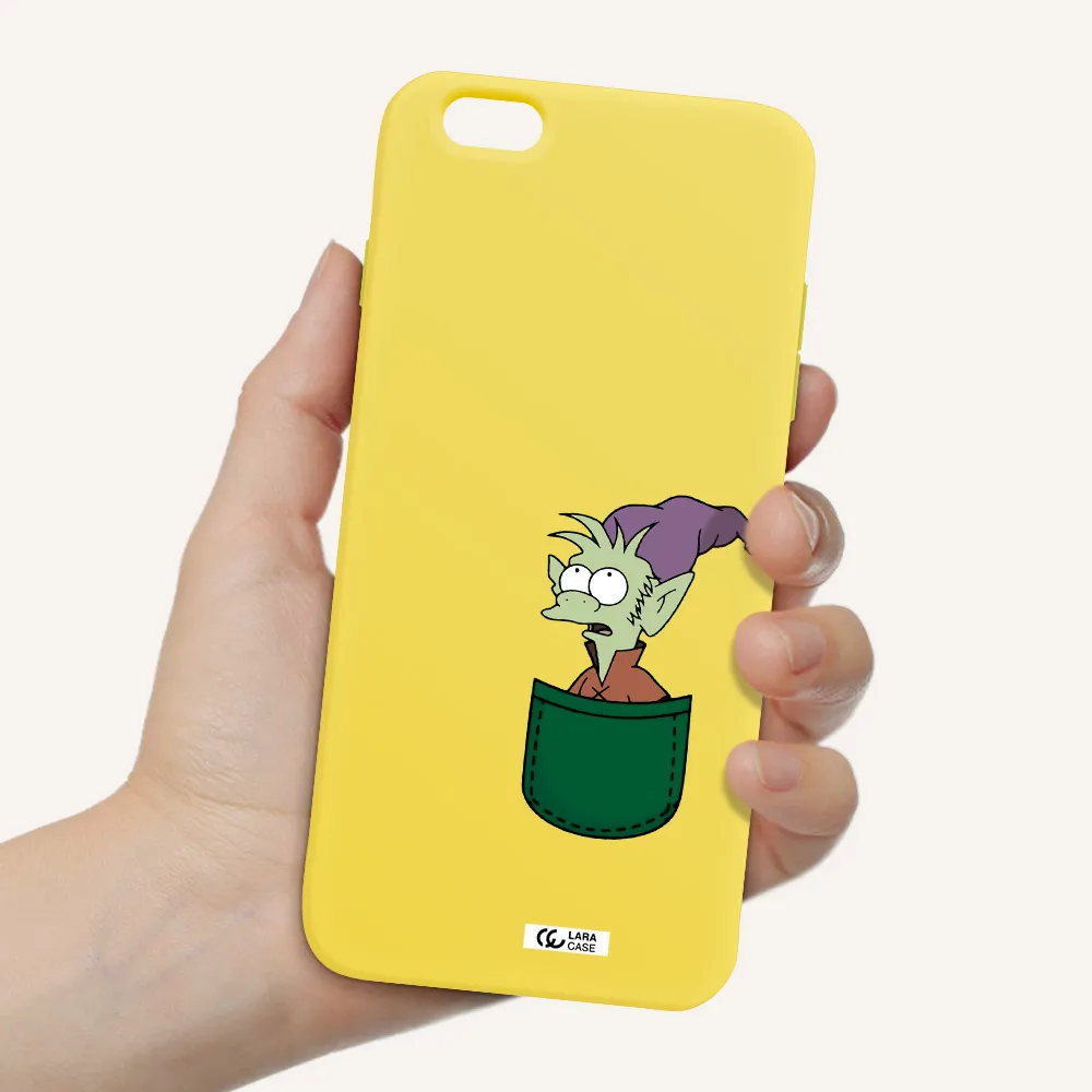 Elfo Apple iPhone 6 s plus Silicone canary yellow Case