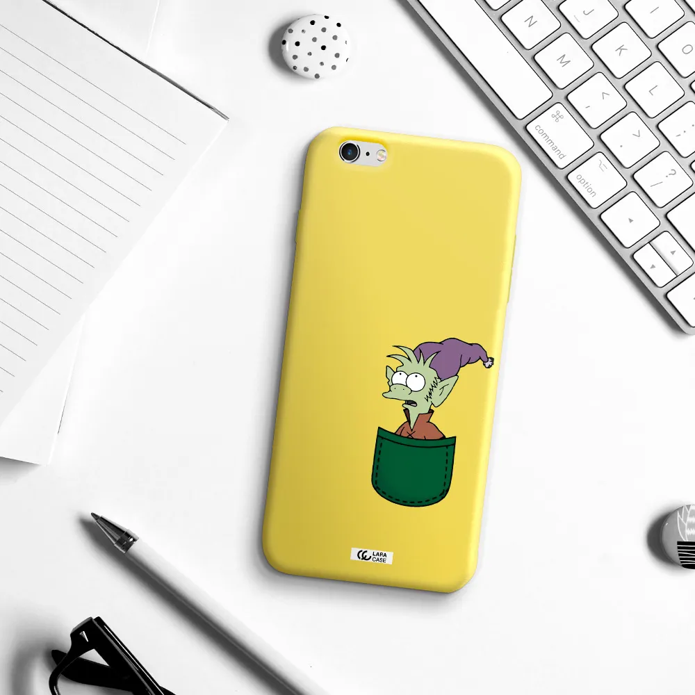 Elfo Apple iPhone 6 s plus Silicone canary yellow Case