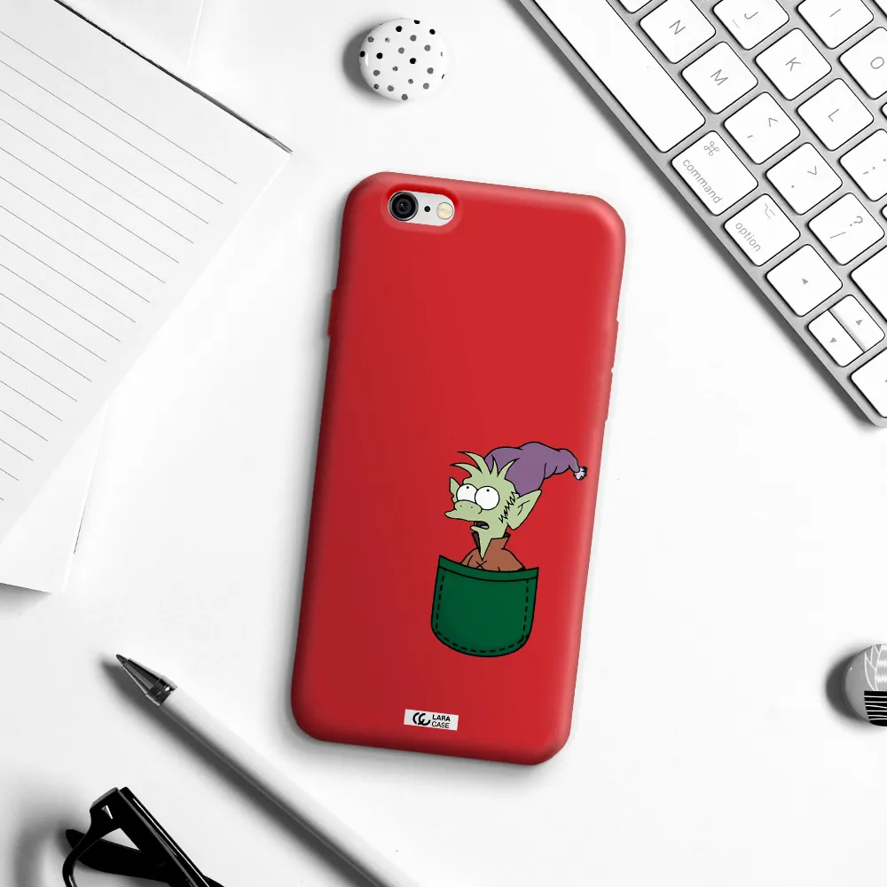 Elfo Apple iPhone 6 Silicone Imperial Red Case