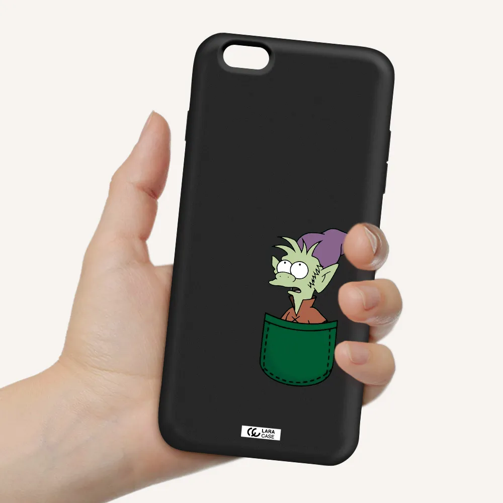 Elfo Apple iPhone 6S Silicone black Case