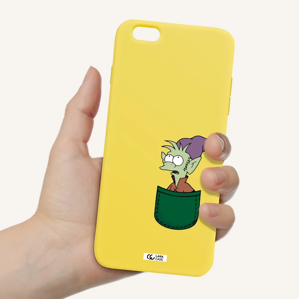 Elfo Apple iPhone 6S Silicone canary yellow Case