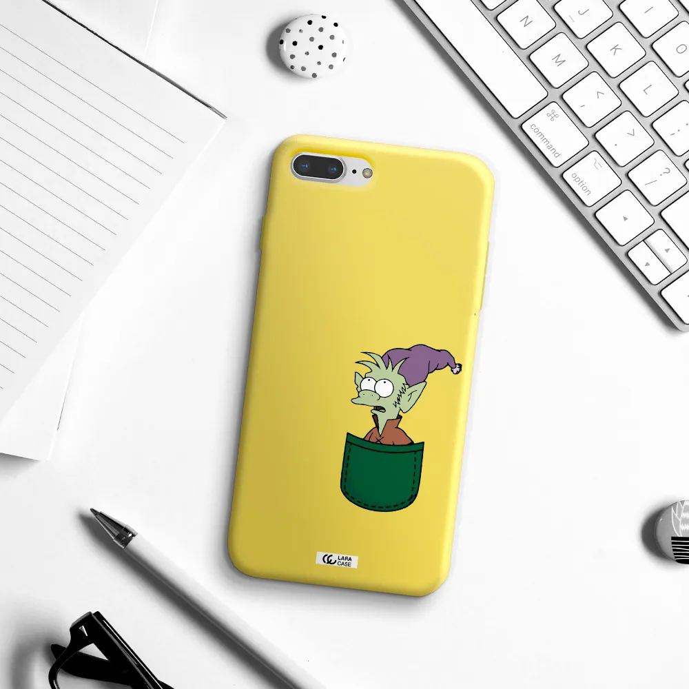 Elfo Apple iPhone 7 plus Silicone canary yellow Case