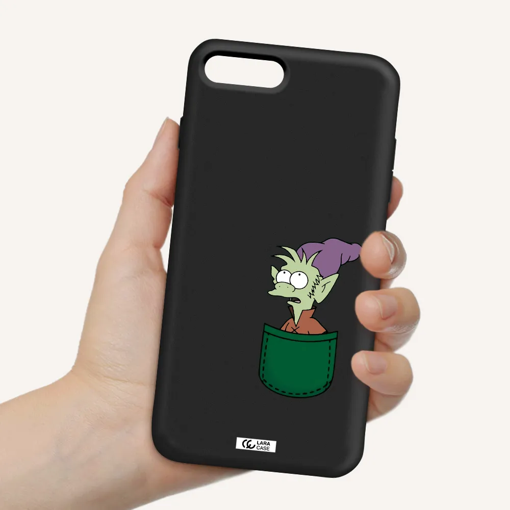 Elfo Apple iPhone 8 plus Silicone black Case