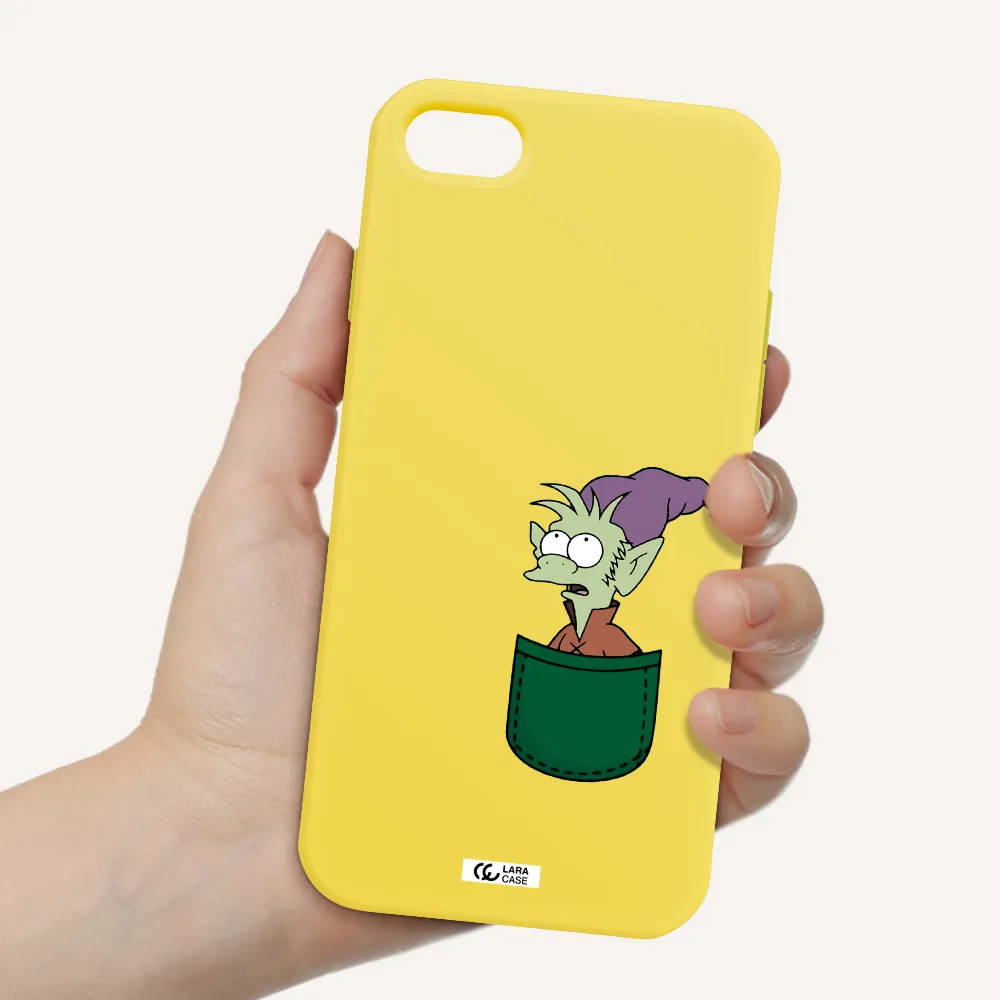 Elfo Apple iPhone 8 Silicone canary yellow Case