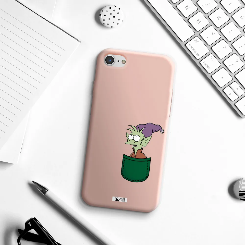 Elfo Apple iPhone 8 Silicone pastel pink Case