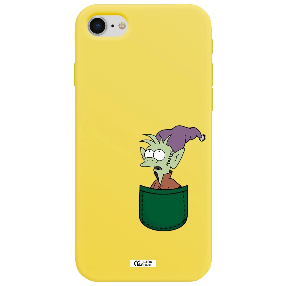 Elfo Apple iPhone se 2020 Silicone canary yellow Case