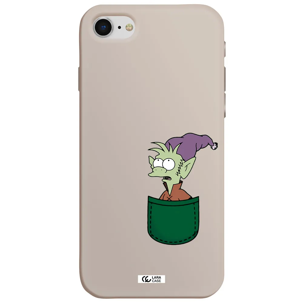 Elfo Apple iPhone se 2020 Silicone Stone Case