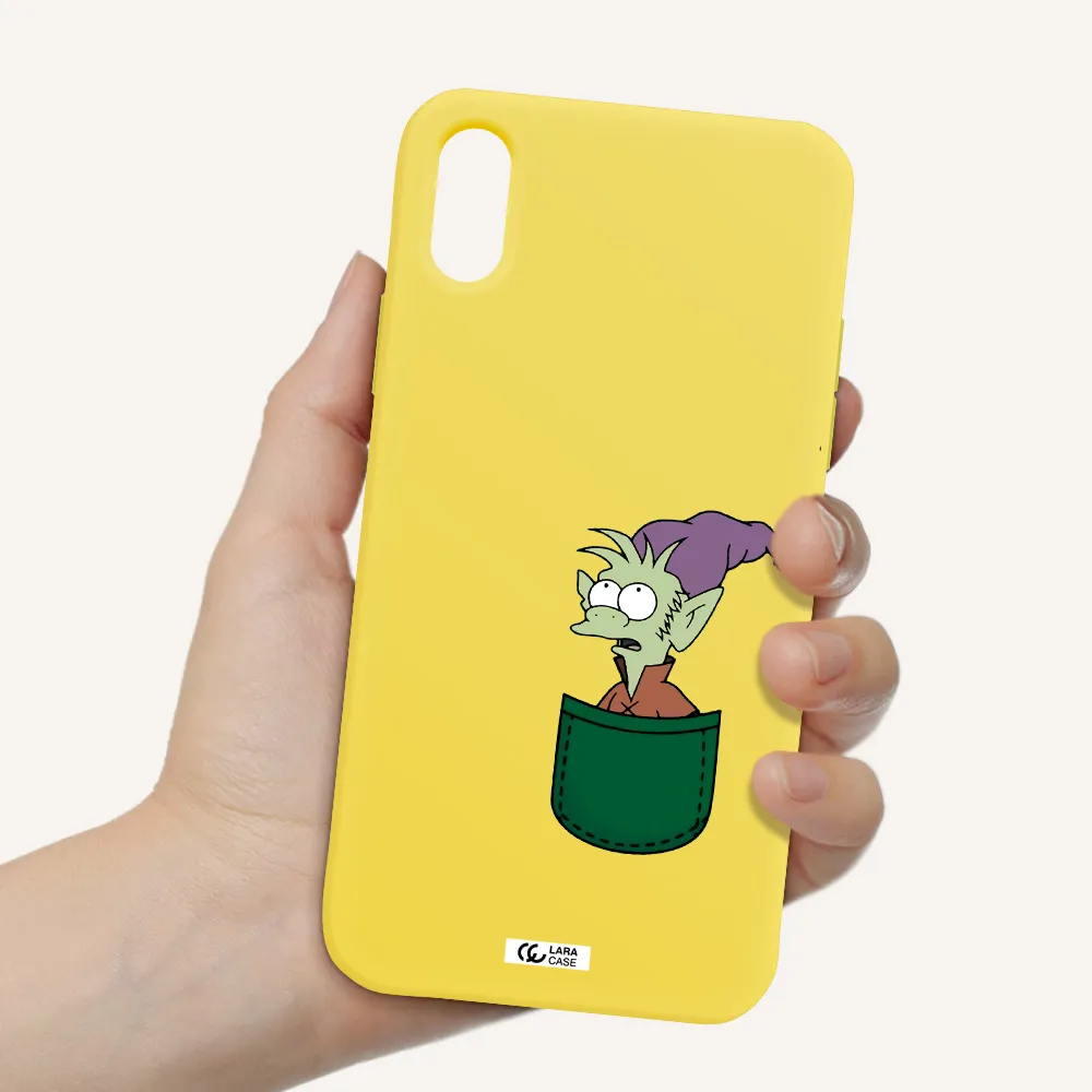 Elfo Apple iPhone X Silicone canary yellow Case