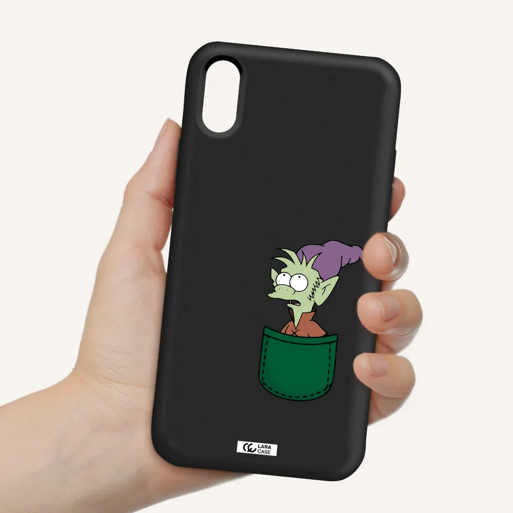 Elfo Apple iPhone XS Silicone black Case