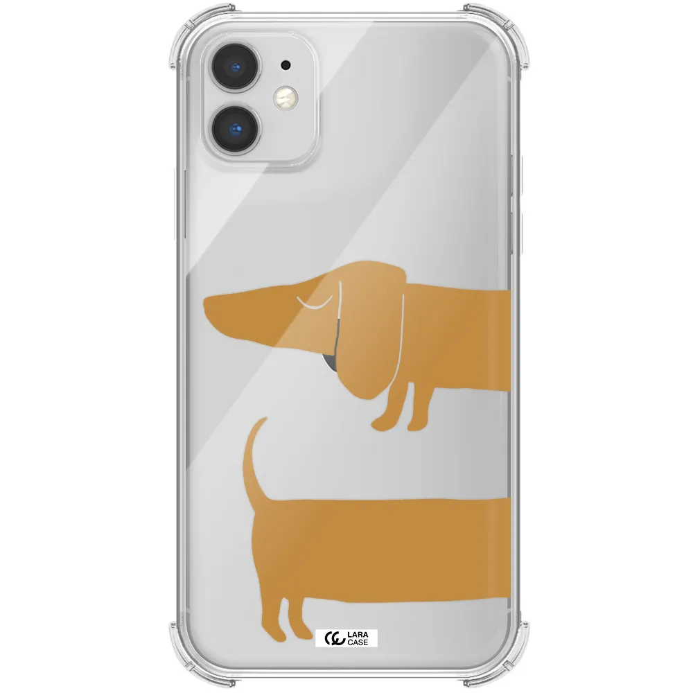 Dachshund Apple iPhone 11 Clear PC Case