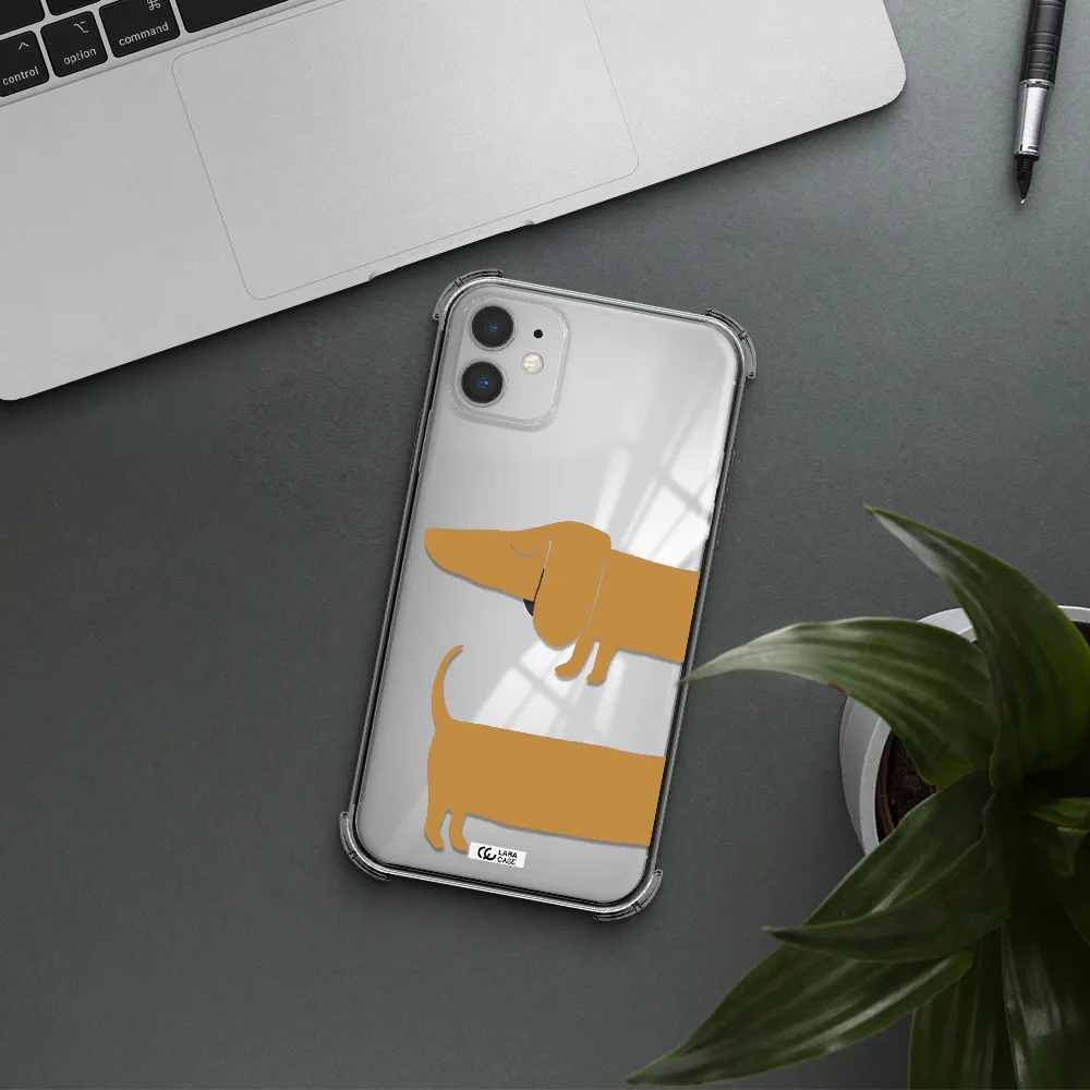 Dachshund Apple iPhone 11 Clear PC Case