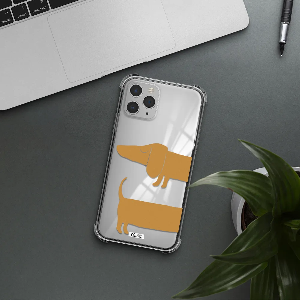 Dachshund Apple iPhone 11 pro Clear PC Case