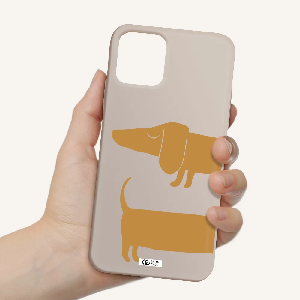 Dachshund Apple iPhone 11 pro max Silicone Stone Case