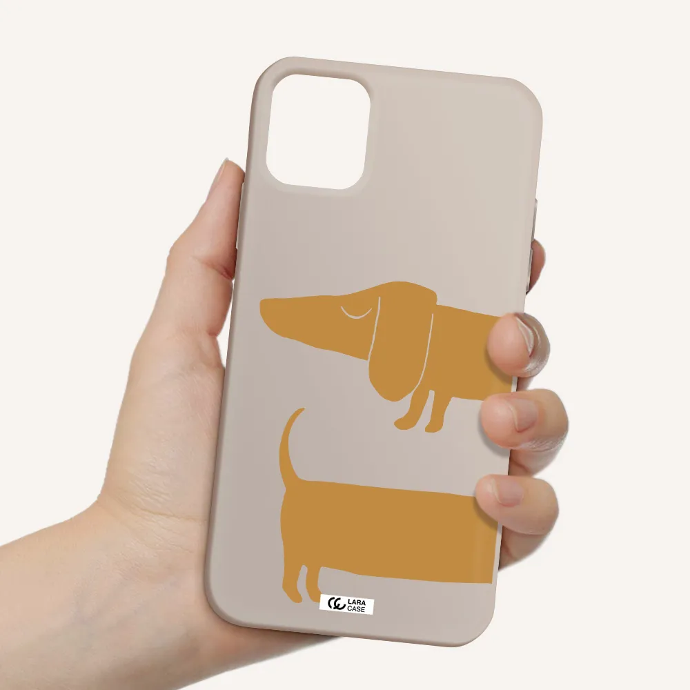 Dachshund Apple iPhone 11 Silicone Stone Case
