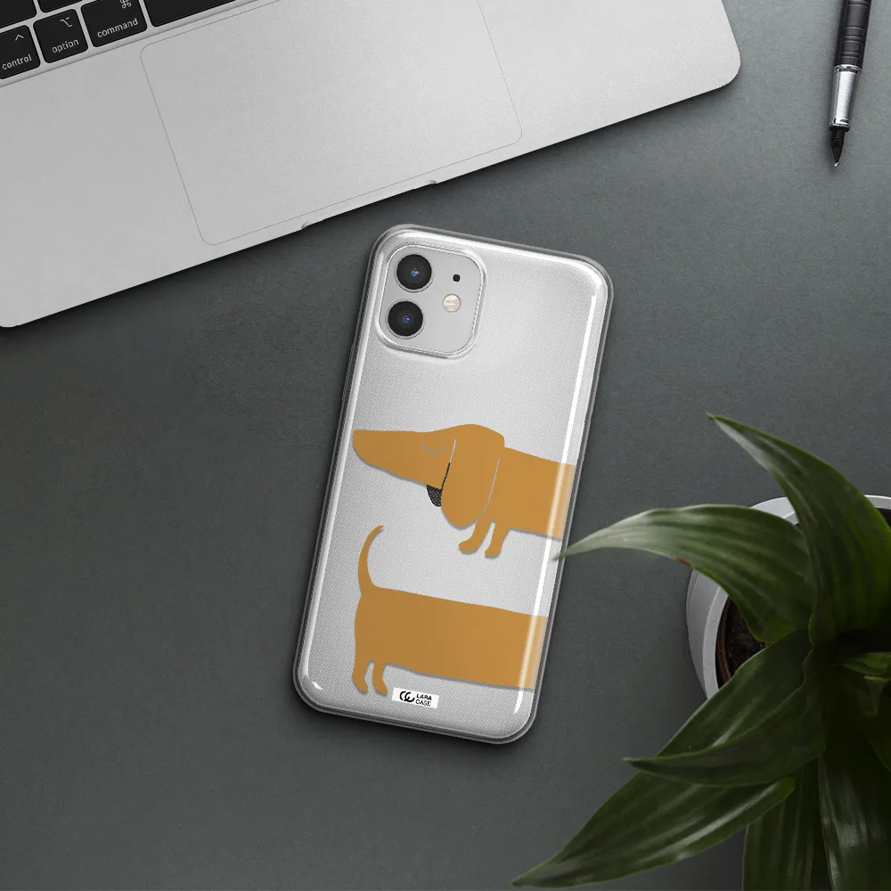 Dachshund Apple iPhone 12 Clear TPU Case