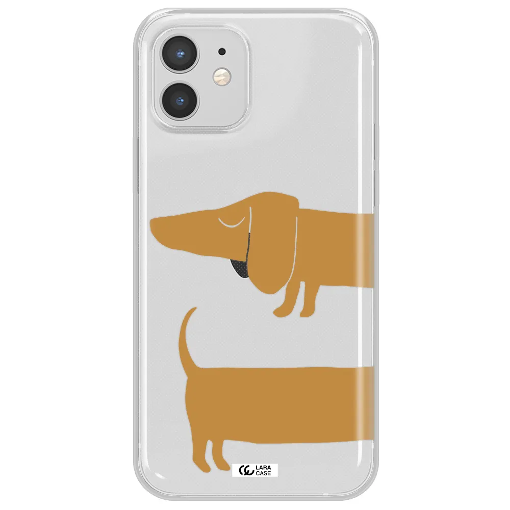 Dachshund Apple iPhone 12 mini Clear TPU Case