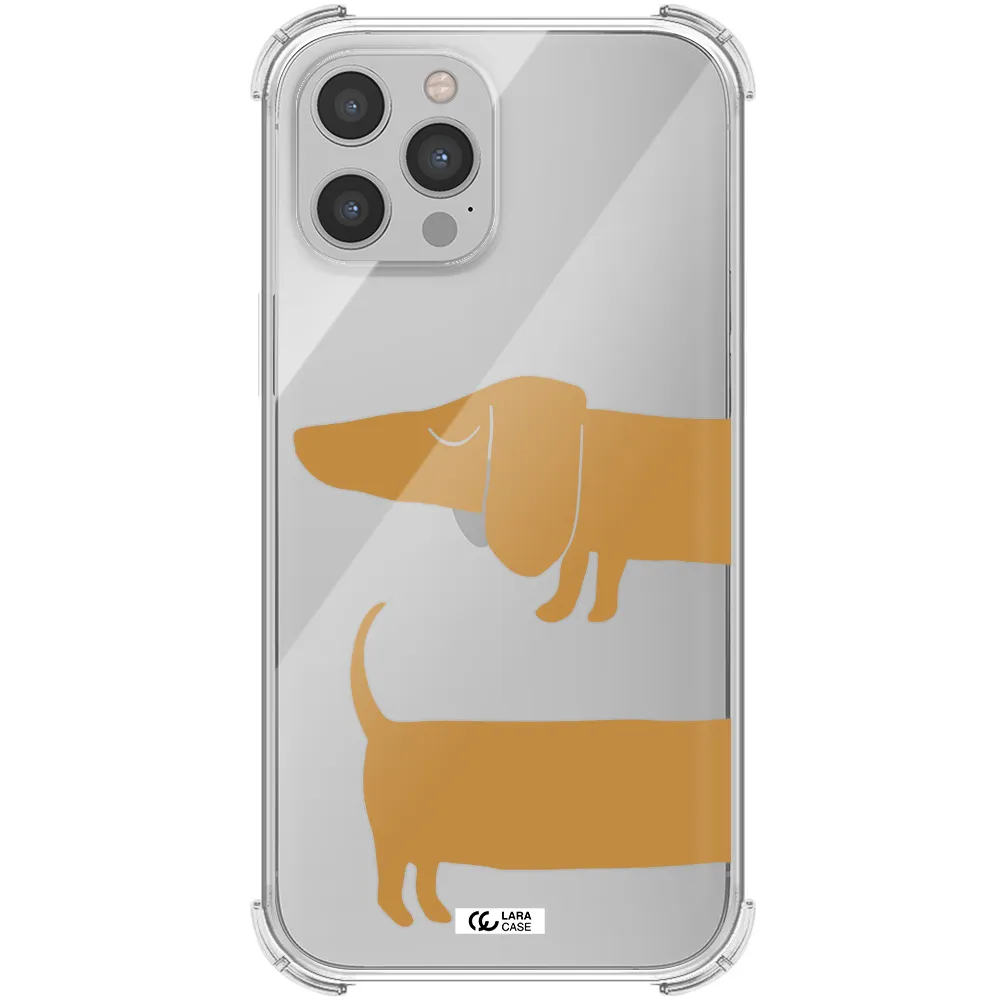 Dachshund Apple iPhone 12 pro Clear PC Case