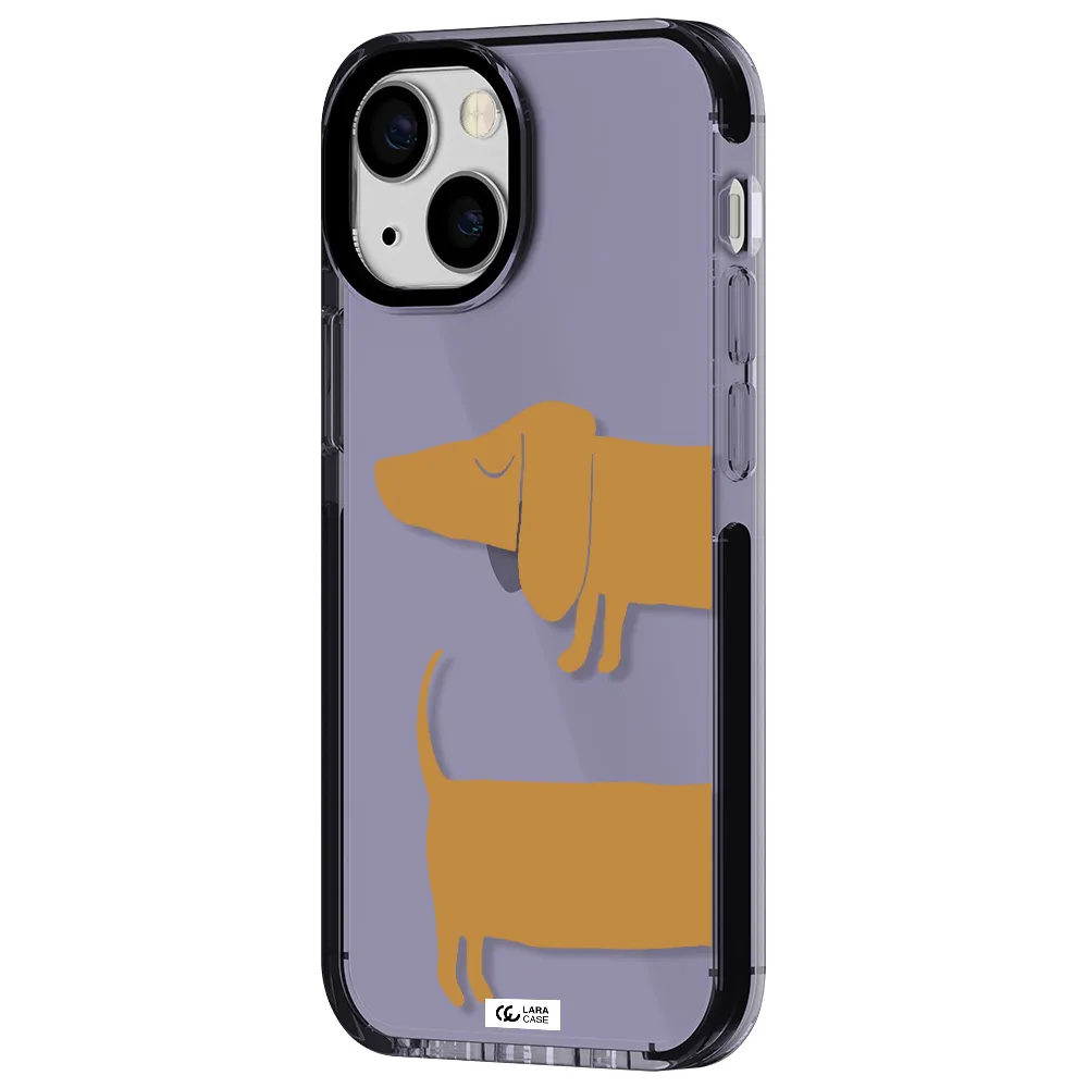 Dachshund Apple iPhone 13 mini impact Lilac Case
