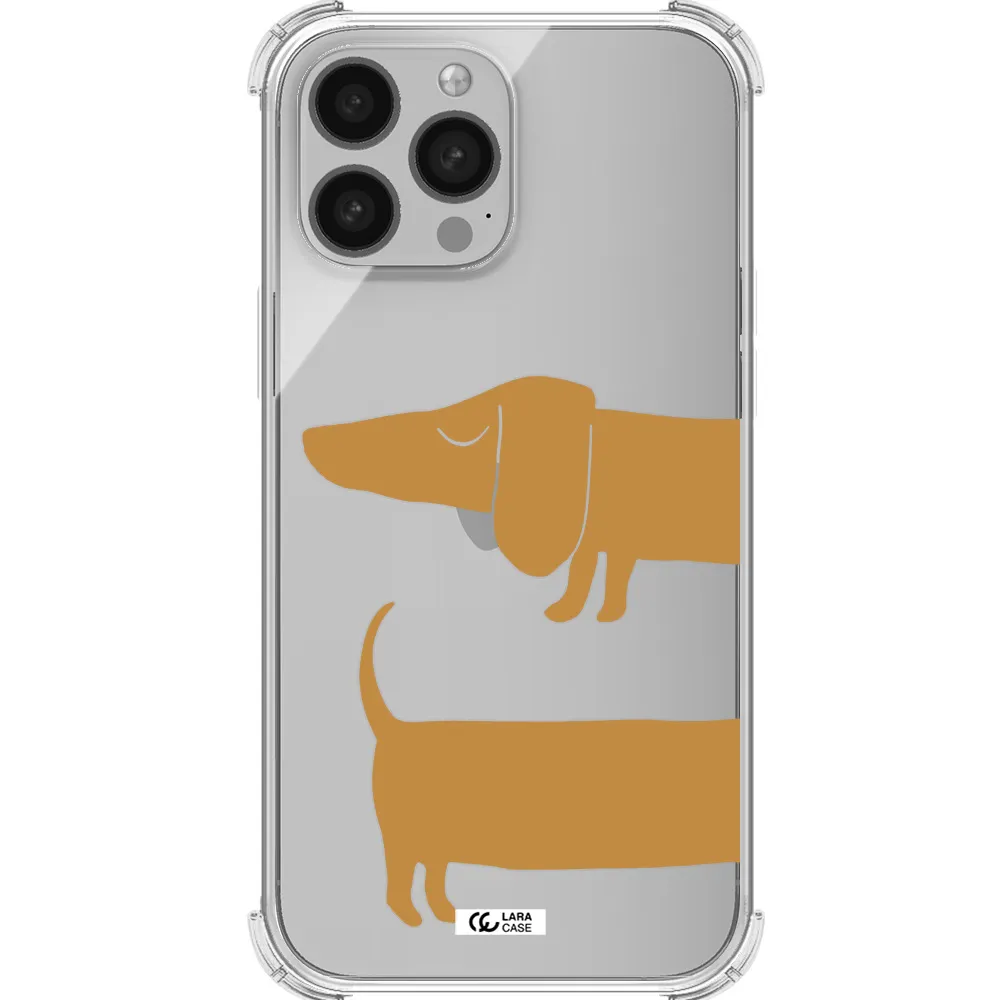 Dachshund Apple iPhone 13 Pro Clear PC Case