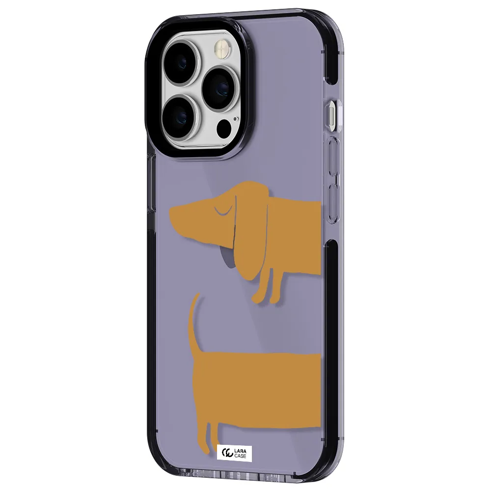 Dachshund Apple iPhone 13 Pro impact Lilac Case