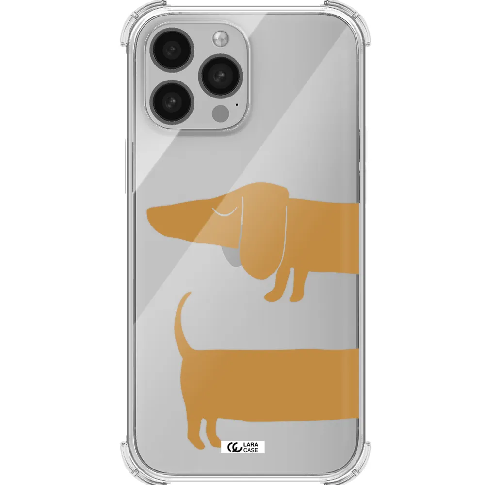Dachshund Apple iPhone 13 Pro Max Clear PC Case