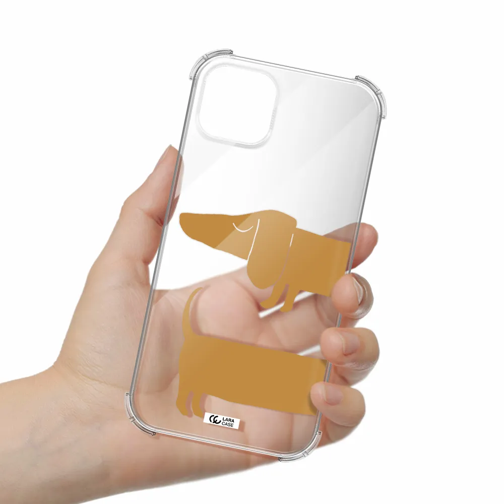 Dachshund Apple iPhone 14 Clear PC Case