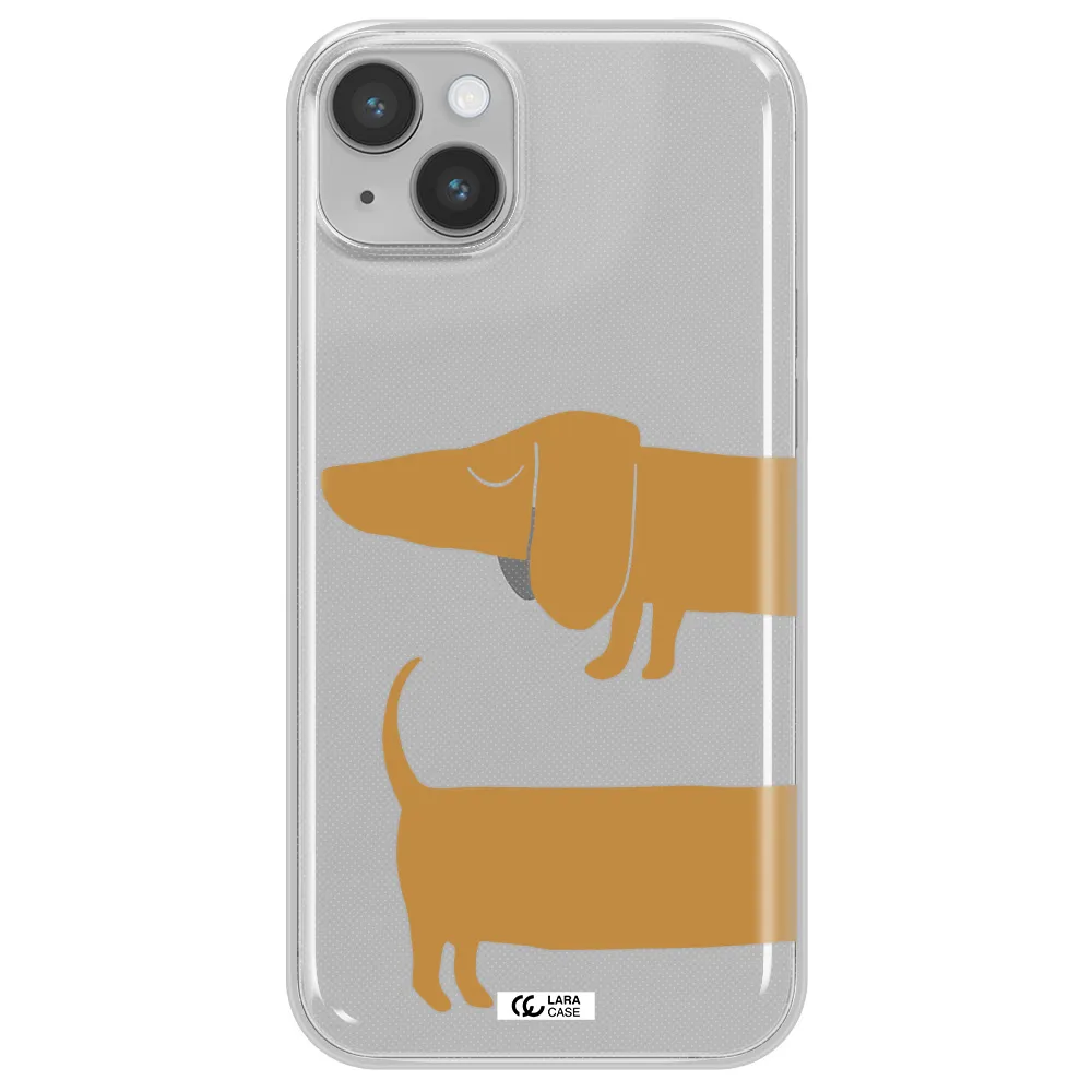 Dachshund Apple iPhone 14 Clear TPU Case