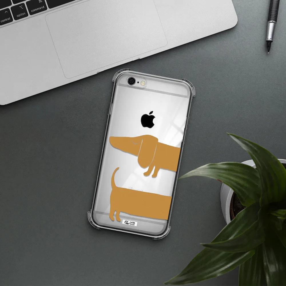 Dachshund Apple iPhone 6 Clear PC Case
