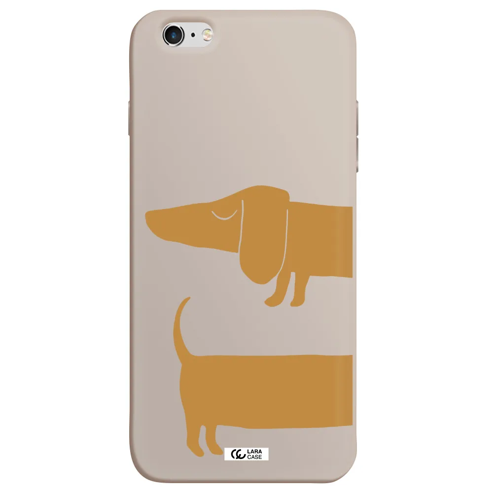 Dachshund Apple iPhone 6 plus Silicone Stone Case