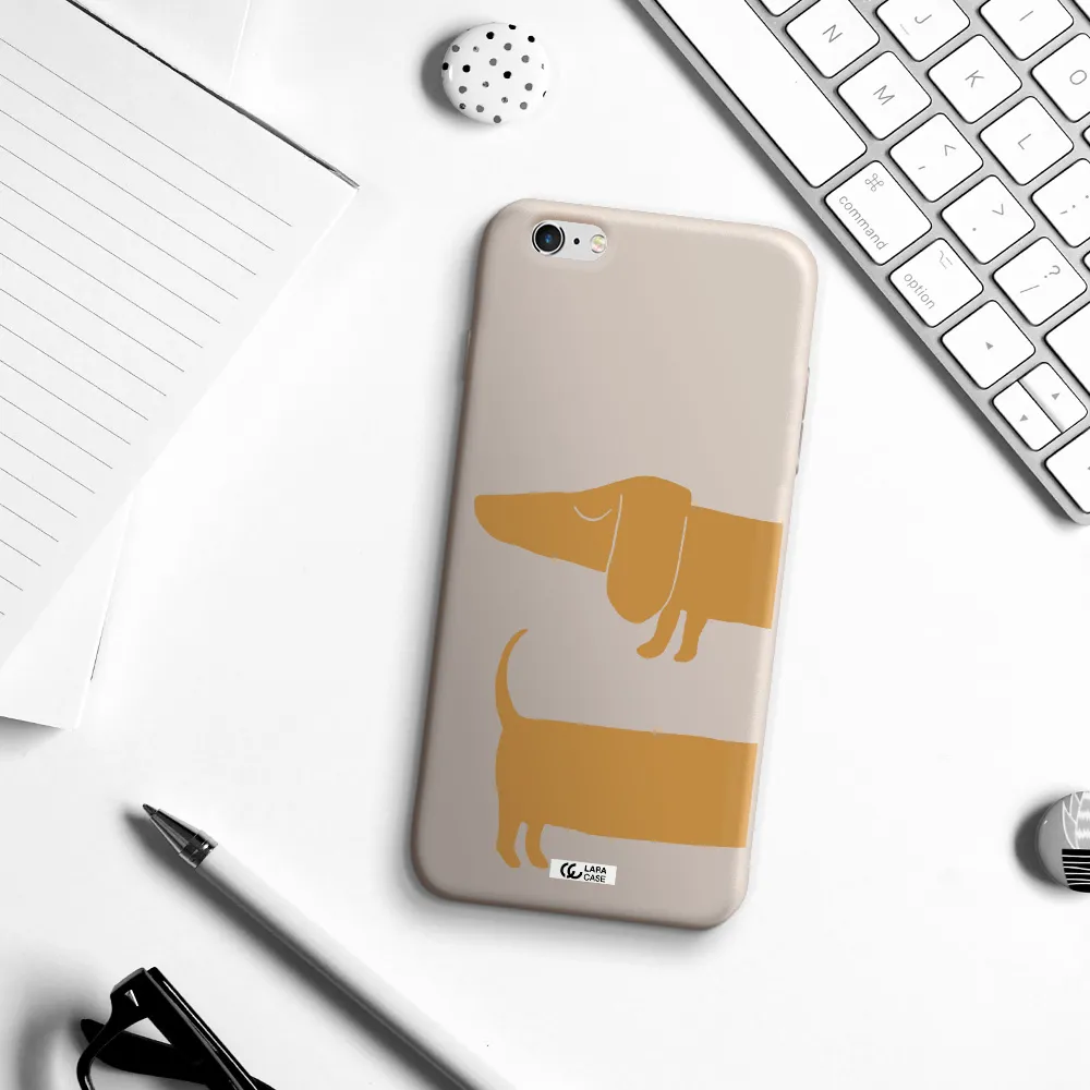 Dachshund Apple iPhone 6 plus Silicone Stone Case