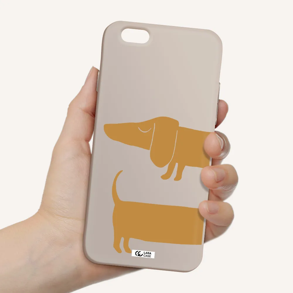 Dachshund Apple iPhone 6 Silicone Stone Case