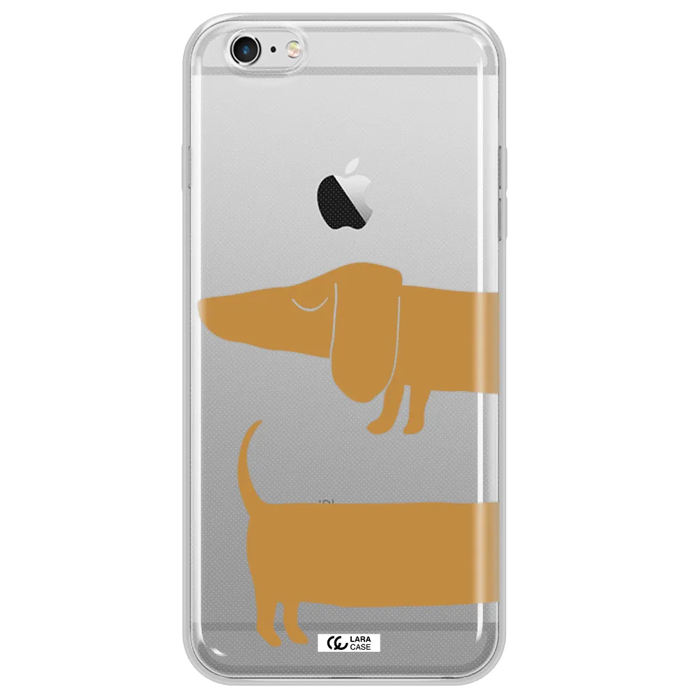 Dachshund Apple iPhone 6S Clear TPU Case