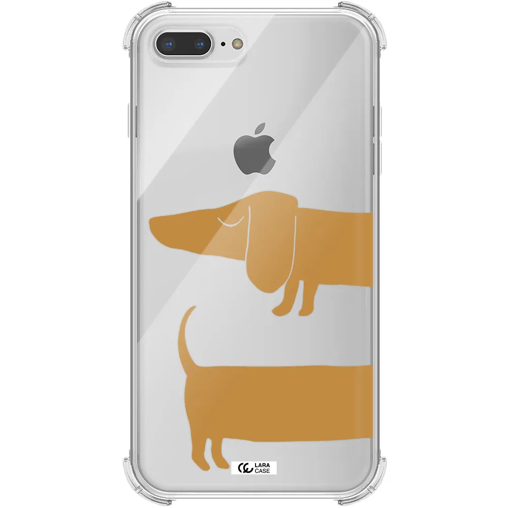 Dachshund Apple iPhone 7 plus Clear PC Case