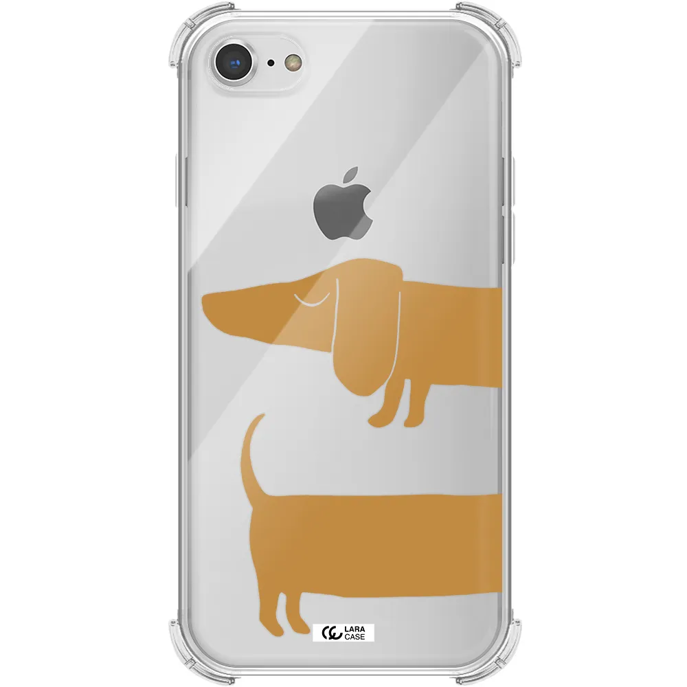 Dachshund Apple iPhone 8 Clear PC Case