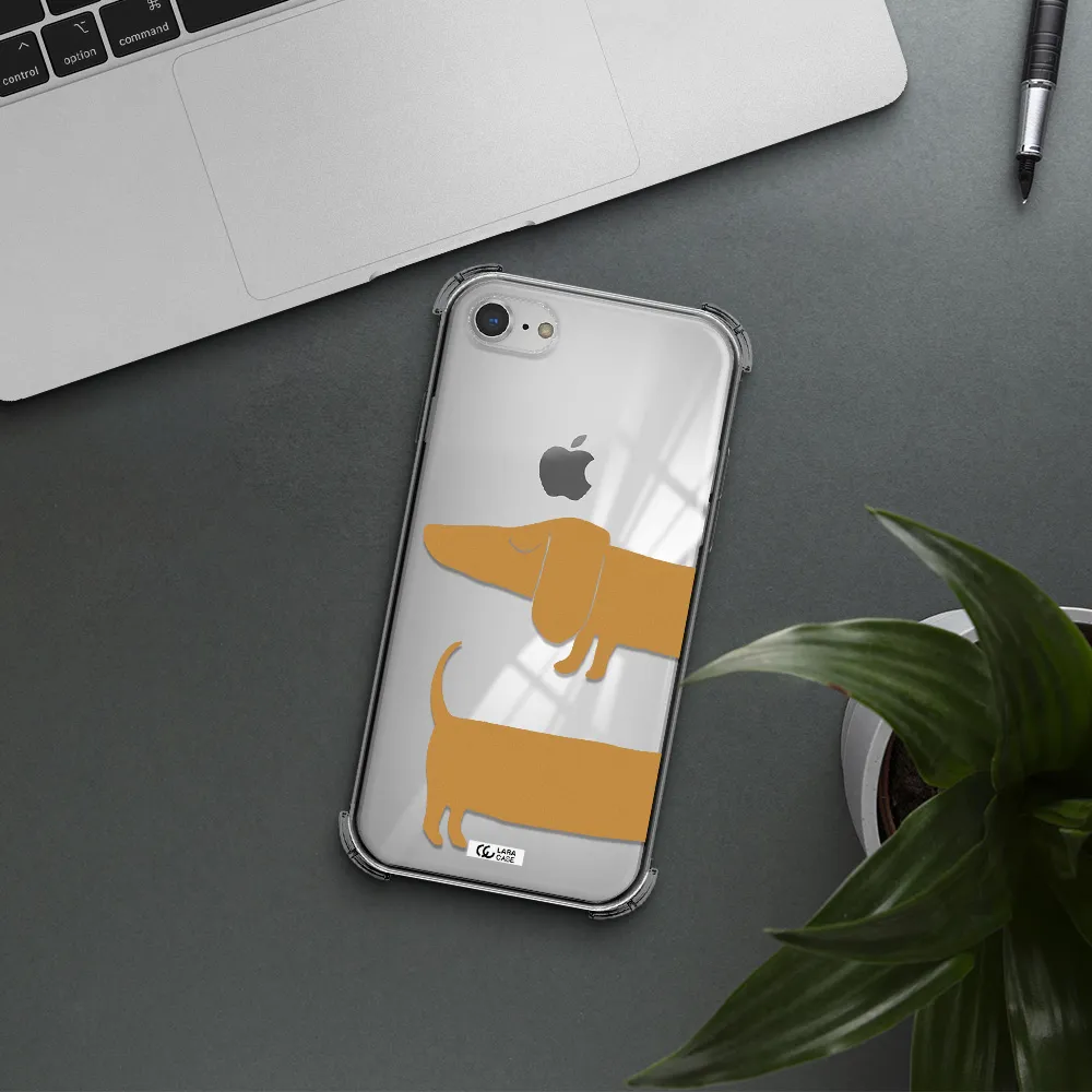 Dachshund Apple iPhone 8 Clear PC Case