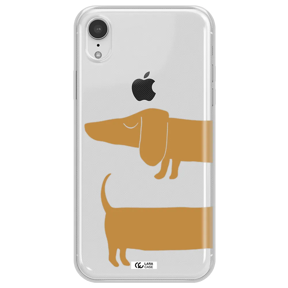 Dachshund Apple iPhone XR Clear TPU Case