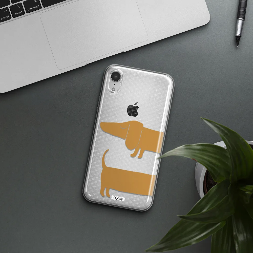 Dachshund Apple iPhone XR Clear TPU Case