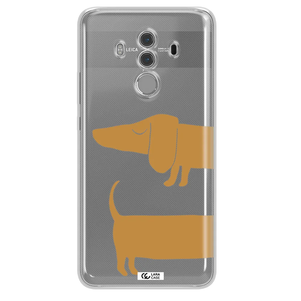 Dachshund Huawei Mate 10 Pro Clear TPU Case