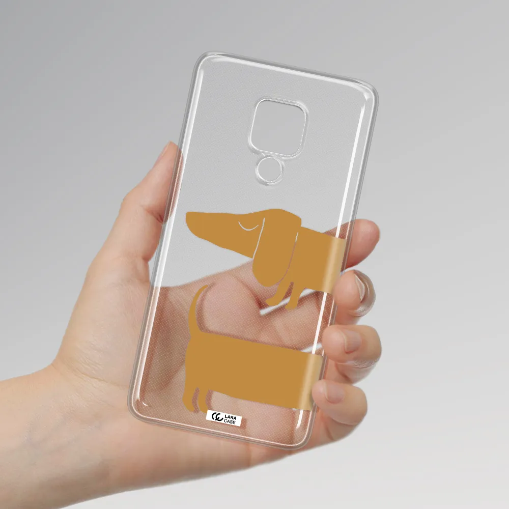 Dachshund Huawei Mate 20X Clear TPU Case