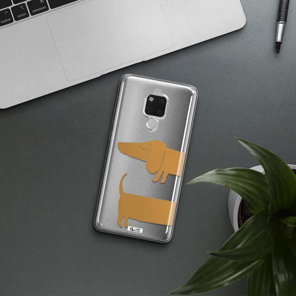Dachshund Huawei Mate 20X Clear TPU Case